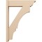 Ekena Millwork 8-in W x 30-in D x 42-in H Balboa Trad Rough Cedar Woodgrain TimberThane Outlooker, Primed Tan OUTUR080X30X42BOA04RCPR - alternate 5